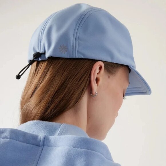 NWT Athleta Heron Blue Cold Weather Train Cap Baseball Hat Running Jogging - Picture 3 of 8